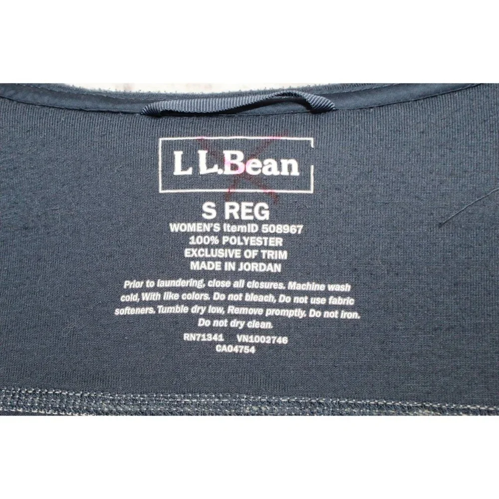 LL Bean Mountain Pile Fleece Coat Full Zip Natural Size S - Picture 8 of 9